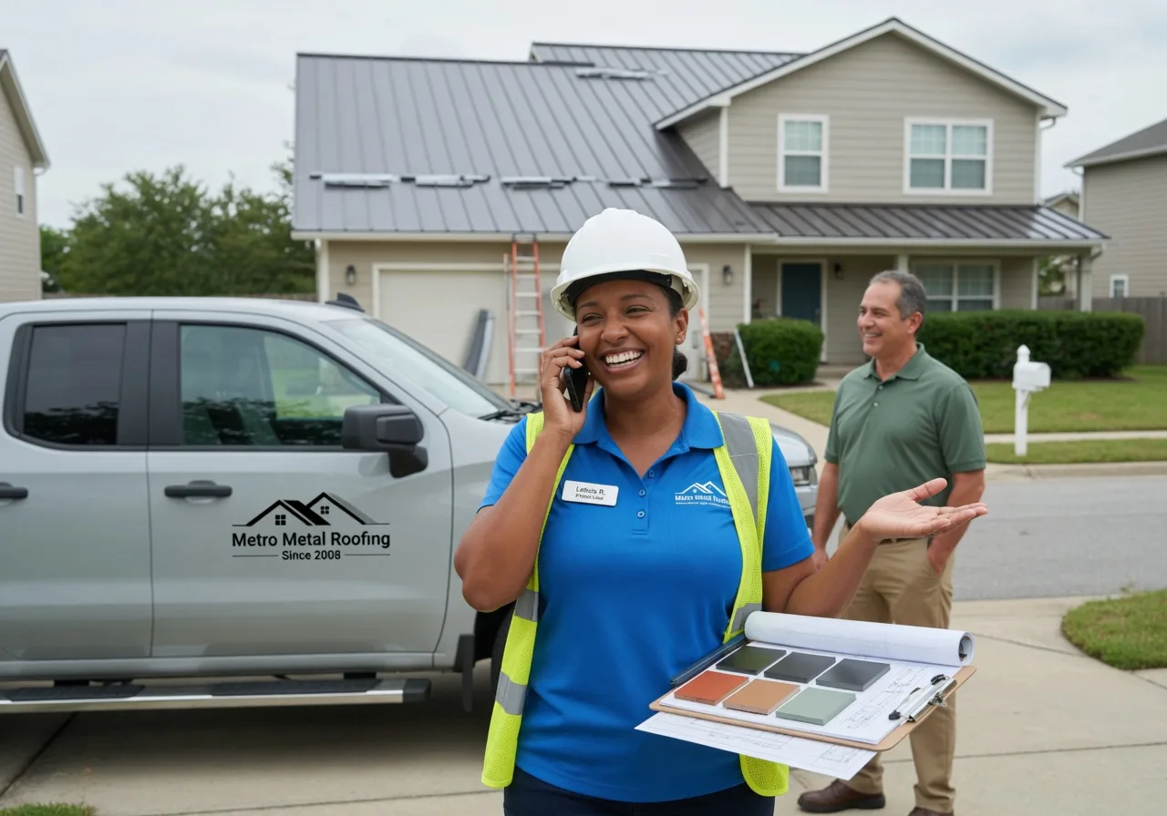 Storm Damage Metal Roof Repair in Little River, KS